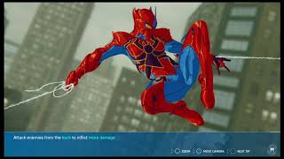 Marvels Spider Man VS Rhino vs Scorpion Arachnid Rider Suit Armoured Advanced suit Boss fight [upl. by Gladdie]