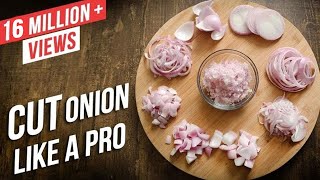 How To Cut Onions Like A Pro  Different Ways To Chop An Onion  Basic Cooking [upl. by Jana]