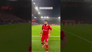 Testigo principal de celebración de SALAH 😁 🔥vía Danlyn1IG shorts  ESPN Deportes [upl. by Anahs]