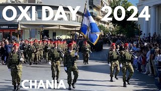 Oxi Day Parade  Crete Greece 2024 [upl. by Enylrac]