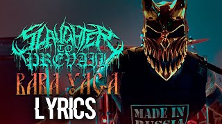 BABA YAGA  Slaughter to Prevail Lyric Video [upl. by Oluas]