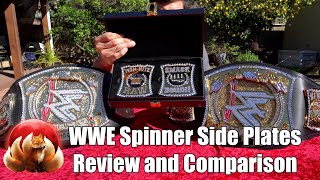 WWE Spinner Side Plates Review and Comparison [upl. by Attenad]