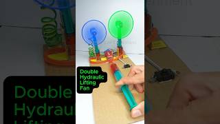 Double Hydraulic Lift • Dc Motor Fan  dcmotor tech youtubeshorts motor fan dcmotorproject [upl. by Rorrys]