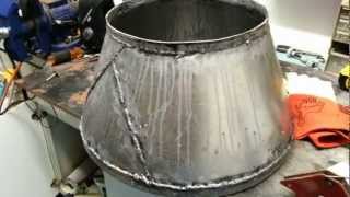 Gasifier hearth refractory casting mold Part 2 [upl. by Kanal]