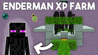 Enderman XP Farm in Minecraft Bedrock 121 [upl. by Notyard]