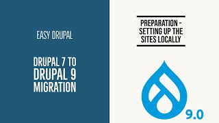 Migrating a site from Drupal 7 to Drupal 9  Step 1 [upl. by Kcirrem]