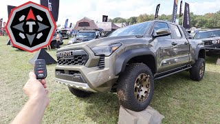 2024 Toyota Tacoma Trailhunter  Start Up Walkaround Interior Look and Review [upl. by Meurer]