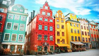 Weekend Vibes amp Fika in Stockholm’s Old Town Sunny July Walk  4K [upl. by Lundin495]