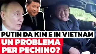 Preoccupazioni cinesi per il viaggio di Putin in Corea del Nord e Vietnam [upl. by Nosnaj738]