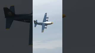 US Navy  BlueAngels  C130J Super Hercules  AirShow [upl. by Levitan]