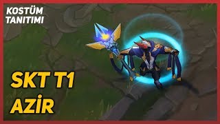 SKT T1 Azir Kostüm Tanıtımı League of Legends [upl. by Ohaus]