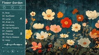 Flower Garden 💐 Chillhop Mix 🍀 Lofi hip hop for study  work  relax  Lofi Music  Chill Mix [upl. by Immij]