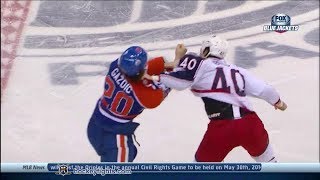 Jared Boll vs Luke Gazdic Nov 19 2013 [upl. by Petty]