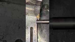 Threading process in Metal Shaft shortvideos machine lathechuck lathmachine [upl. by Atirres]