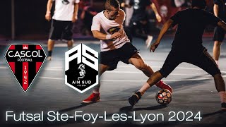 Tournoi Futsal FC SteFoyLesLyon U10 2024  Match de Poule 2  CASCOL vs Ain Sud [upl. by Yrtsed]