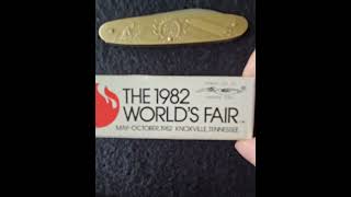 1982 Worlds Fair collectible knife collectibles knife [upl. by Trebeh917]