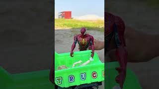 GTA V BABY SAVING MOM FROM DAD MARVEL TOY [upl. by Nnylg103]