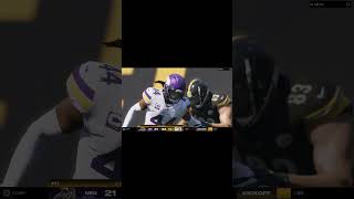 STEELERS COME BACK VS THE VIKINGS NFL Steelers Vikings madden fyp 🚨 [upl. by Aehtorod]