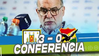 CONFERENCIA Marcelo Bielsa URUGUAY 3 BOLIVIA 0 [upl. by Einaj]