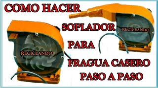 COMO HACER SOPLADOR MINIATURA PARA FRAGUA JLBRO [upl. by Huei]