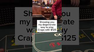 Favorite way to play Craps w 125 lasvegas dice vegas [upl. by Tien]