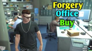 GTA 5 ONLINE  New Business Buy  Document Forgery Office  Business Setup  gtaonline [upl. by Mcclenaghan]