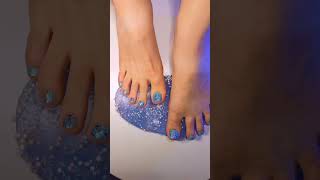 playing with slime  ASMR with feet asmr feet slime slimeasmr asmrvideo asmrsounds [upl. by Picco]