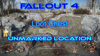 Fallout 4 Unmarked Location Unattended Loot Chest [upl. by Esaertal]