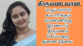 DEVAYANI 34  60000 INCOME  second marriage  second marriage tamil  TMS453 [upl. by Gary44]