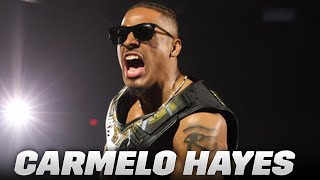 CARMELO HAYES REVEALS ANDRADE FEUD STATUS ADVICE FROM SHAWN MICHAELS [upl. by Aihsyt]