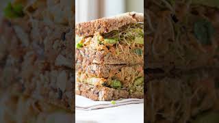 Healthy Vegan Chickpea Salad Sandwich [upl. by Ennavoj]