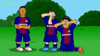 442oons  Neymar leaves Barca but with original song [upl. by Ojiram]