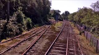 Dartmoor Railway Okehampton Station to Meldon Quarry Brake Van Ride August 2019 [upl. by Joshi]