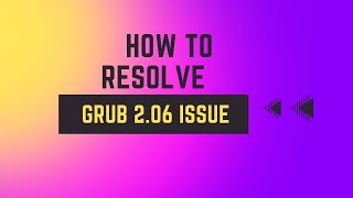 Grub issue 206 windows and ubuntu [upl. by Dikmen]