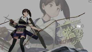 Kancolle OST  Kaga Misaki Kai 「加賀岬改」Lyric VideoRomanized [upl. by Duwe]