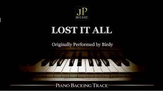 Lost It All by Birdy Piano Accompaniment [upl. by Nenerb]