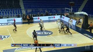 Mathias Lessort throws down a fierce onehand DUNK SC Derby  Partizan NIS 1512021 [upl. by Aicertap]