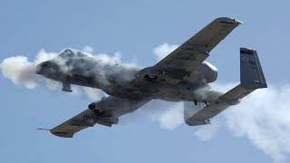 Legendary A10 Thunderbolt II Firing Guns and Rockets Gunnery Exercises [upl. by Brook]