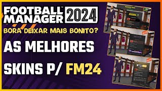 Football Manager 2024  AS MELHORE SKINS PARA FM24  Skin com CA e PA no jogador e muito mais fm24 [upl. by Ahtibat]