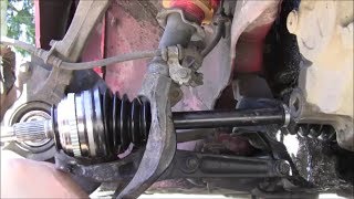 How to Change a CVAxle in 10 minutes BSeries HondaAcura [upl. by Harad583]