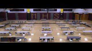 Minot High School vs Bismarck St Marys Central High School Girls Varsity Volleyball [upl. by Hankins]