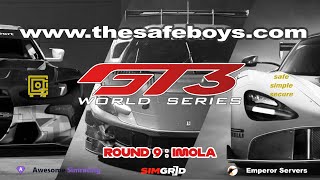 Sim Experience SA  The Safe Boys GT3 World Series  Round 9 from IMOLA CIRCUIT [upl. by Larsen]