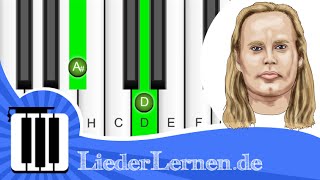 Böhse Onkelz  Dunkler Ort  Klavier lernen  Musiknoten  Akkorde [upl. by Telimay]