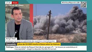 Béligh Nabli quotGénocide à Gaza avec les crimes de Tsahal La responsabilité des occidentaux engagée quot [upl. by Kriss]