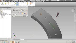 Constraining a Screw to a Curved Surface in Inventor [upl. by Laurella779]