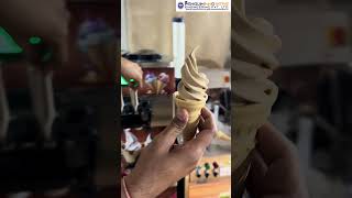 Ice cream maker machine  Softy making Machine new business idea shortsfeed shorts youtube [upl. by Niletac993]