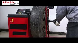 Alemlube Automotive Wheel Balancing Instruction Video [upl. by Aelam]