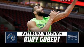 Rudy Gobert Sits Down With Shams Charania  Stadium [upl. by Xel]