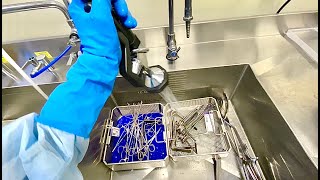 Decontaminating Surgical Instruments [upl. by Dnalyag]