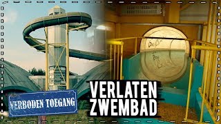 VERLATEN ZWEMBAD op AMELAND Exploring Aqua Plaza [upl. by Acul459]